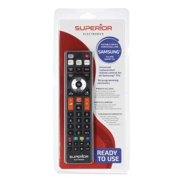 LUTH Premium Profi Parts Fernbedienung für kompatibel mit Samsung Tv kompatibel mit Superior Suptrb008