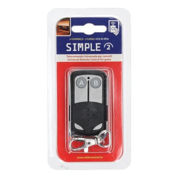 LUTH Premium Profi Parts Fernbedienung für 2-Kanal Garagentor kompatibel mit Superior Simple Suprf001