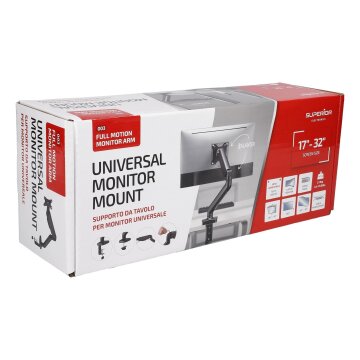 LUTH Premium Profi Parts Tischhalter für Pc Monitor 17-32" Beweglich kompatibel mit Superior Supspc003 für Monitor