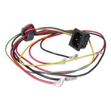 LUTH Premium Profi Parts Netzkabelbuchse kompatibel mit Ecovacs 201-2307-0617 für Staubsauger-Roboter