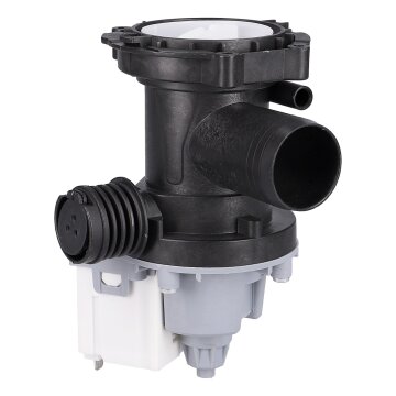 LUTH Premium Profi Parts Ablaufpumpe mit Kopf Sieb kompatibel mit Bauknecht C00855480 Askoll für Waschmaschine