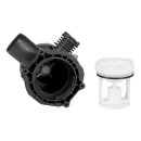 LUTH Premium Profi Parts Ablaufpumpe mit Kopf Sieb kompatibel mit Bauknecht C00855480 Askoll für Waschmaschine