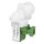 LUTH Premium Profi Parts Magnetventil 1fach 180° 11,0mmø kompatibel mit Electrolux 3792260436 für Waschmaschine