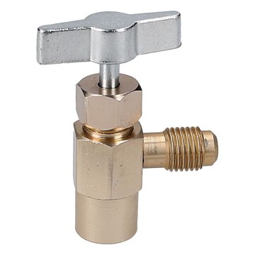 LUTH Premium Profi Parts Entnahmeventil für Ersatzkältemittel Gasica D2 V2 für Hausgerät Gewerbegerät