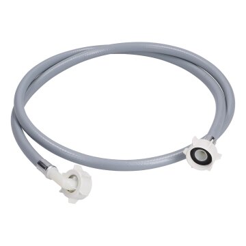 LUTH Premium Profi Parts Zulaufschlauch 1,5m 25°C mit 1 x gewinkelter 3/4" Gewinde-Anschluss Universal für Waschmaschine Geschirrspüler