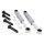 LUTH Premium Profi Parts Stoßdämpfer Set 80n kompatibel mit AEG 4071361465 für Waschmaschine 2stk