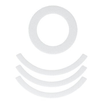 LUTH Premium Profi Parts Klettverschluss kompatibel mit Ecovacs 201-2357-1139 für Staubsauger-Roboter