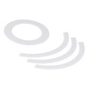 LUTH Premium Profi Parts Klettverschluss kompatibel mit Ecovacs 201-2357-1139 für Staubsauger-Roboter