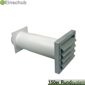 LUTH Premium Profi Parts Mauerdurchführung 150erR Edelstahl
