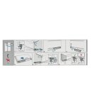 LUTH Premium Profi Parts Gefrierfachtüre kompatibel mit Siemens 11014310 Innentür mit Dichtung Griff Etc für Kühlschrank