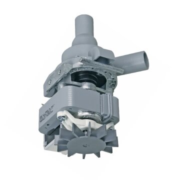 Ablaufpumpe kompatibel mit Bosch 00140384 mit Pumpenkopf für Waschmaschine