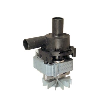 Ablaufpumpe mit Pumpenkopf kompatibel mit Miele 958662 in Waschmaschine Geschirrspüler