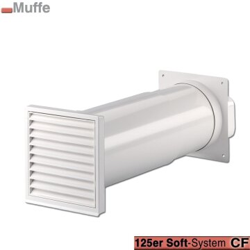 LUTH Premium Profi Parts Mauerdurchführung 125erscf Naber Weiß
