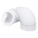 Abluftschlauch 150er Rundsystem 5m Weiß für Dunstabzugshaube