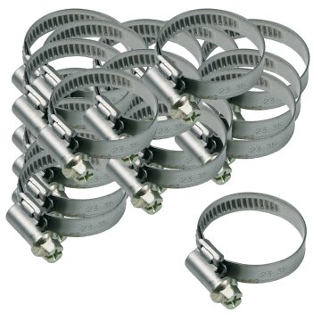 LUTH Premium Profi Parts Schlauchschelle 24-36mmø Chromstahl 50stk