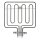 Heizelement Oberhitze/Grill 1055/2300w 230v Küppersbusch 160108 für Backofen