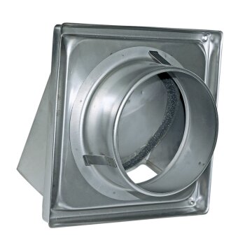 Außenhaube 150erR Edelstahl Gebürstet