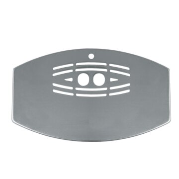 Abtropfschalenabdeckung Delonghi 6032120800 Silbern für Kaffeemaschine