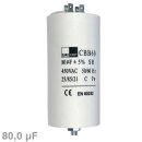 Kondensator 80,00µf 450v Universal mit Steckfahnen...