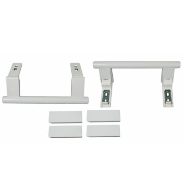 Türgriffsatz Liebherr 9096036 Weiß Stangenform für Kühlgefrierkombination