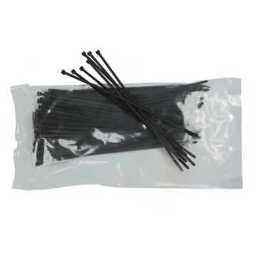 Kabelbinder 4,8x368mm Schwarz 100 Stück - für Den Außenbereich