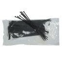 Kabelbinder 4,8x300mm Schwarz 100 Stück - für...