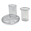 LUTH Premium Profi Parts Deckel mit Einfüllstößel für Rührschüssel kompatibel mit Bosch 00657227 an Durchlaufschnitzler Küchenmaschine