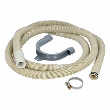 LUTH Premium Profi Parts Ablaufschlauch kompatibel mit Bauknecht 481953028534 Kunststoffendstück/22mmø 2,0m für Waschmaschine Geschirrspüler