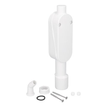 LUTH Premium Profi Parts Kastengeruchverschluss 40mmø Gerätesiphon Unterputz Senkrecht mit Schlauchverschraubung Waschmaschine Geschirrspüler