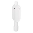 LUTH Premium Profi Parts Kastengeruchverschluss 40mmø Gerätesiphon Unterputz Senkrecht mit Schlauchverschraubung Waschmaschine Geschirrspüler