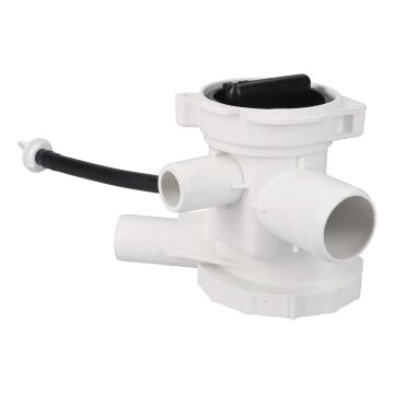 LUTH Premium Profi Parts Flusensiebgehäuse mit Sieb Schlauch kompatibel mit Samsung DC97-15785A für Waschmaschine