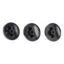 LUTH Premium Profi Parts Drehknopfset 9-Teilig Schwarz Universal für Herd Europart