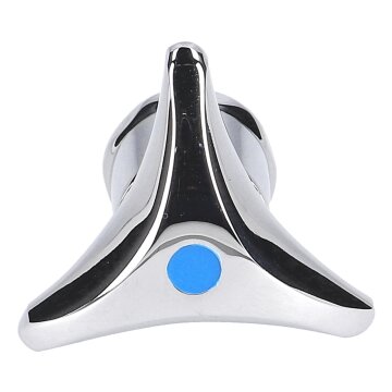 Knebel 3/8" mit Innenoberteil Kaltwasser Blau