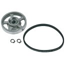 Riemenscheibe mit Riemen 285ph4e für Lüftermotor Beko 492204404 in Trockner