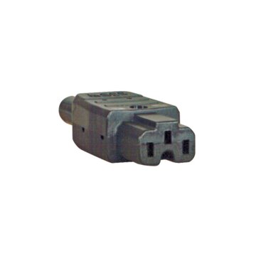 LUTH Premium Profi Parts Heißgeräte-Kupplung 155° mit Schutzkontakt Und Knickschutztülle