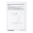 LUTH Premium Profi Parts Halter für Gefrierfachklappe kompatibel mit Bosch 00167652 in Gefrierschrank Kühlschrank