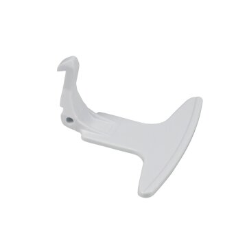 LUTH Premium Profi Parts Türgriff kompatibel mit Gorenje 154471 Weiß mit Schließhaken für Waschmaschine