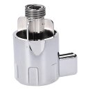 LUTH Premium Profi Parts Drehgriff Chrom Esam (1 Ve=1 Stk) kompatibel mit Delonghi 5513222461 für Kaffeemaschine