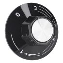 LUTH Premium Profi Parts Knebel für Energieregler Einkreis kompatibel mit EGO 00.00524.010 für Herd