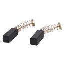 Kohlen 6,4x6,4x21mm mit Kabel Feder Teller