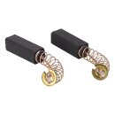 Kohlen 6,4x6,4x21mm mit Kabel Feder Teller