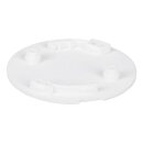 LUTH Premium Profi Parts Dekorative Abdeckung Des Bodenbürstenhalters (Weiß) kompatibel mit Ecovacs 201-2437-0350 für Staubsauger-Roboter