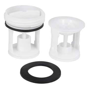 Flusensiebeinsatz kompatibel mit Bauknecht C00141034 für Askoll Plaset Ablaufpumpe in Waschmaschine