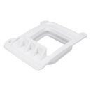 LUTH Premium Profi Parts Dichtung Der Staubsammelöffnung (Weiß) kompatibel mit Ecovacs 201-2453-0063 für Staubsauger-Roboter