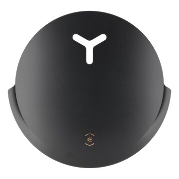 LUTH Premium Profi Parts Obere Dekorative Abdeckung (Schwarz) kompatibel mit Ecovacs 201-2417-2335 für Staubsauger-Roboter