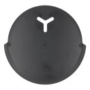 LUTH Premium Profi Parts Obere Dekorative Abdeckung (Schwarz) kompatibel mit Ecovacs 201-2417-2335 für Staubsauger-Roboter