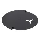 LUTH Premium Profi Parts Obere Dekorative Abdeckung (Schwarz) kompatibel mit Ecovacs 201-2417-2335 für Staubsauger-Roboter