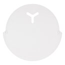 LUTH Premium Profi Parts Obere Dekorative Abdeckung (Weiß) kompatibel mit Ecovacs 201-2417-2334 für Staubsauger-Roboter