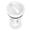 Flusensieb mit Deckel Dichtung kompatibel mit Zanussi 50290260004 für Waschmaschine
