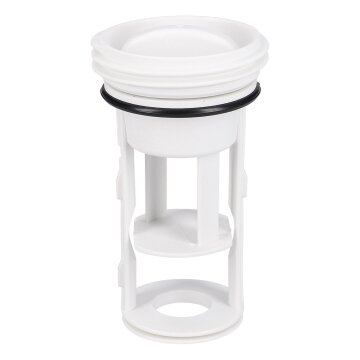 LUTH Premium Profi Parts Flusensieb mit Deckel Dichtung kompatibel mit Zanussi 50290260004 für Waschmaschine